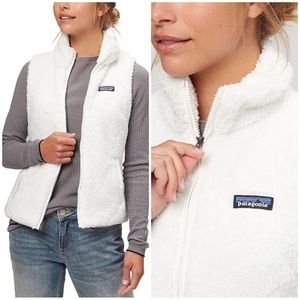 Patagonia Los Gatos Fleece Vest- Arctic White Size Small